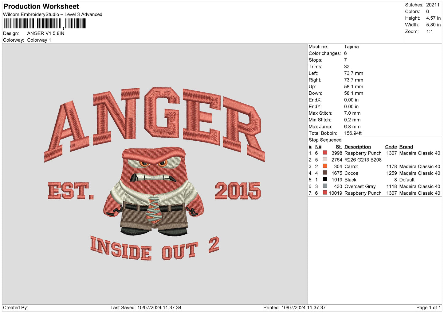 Anger v1 01 Embroidery 2 Files