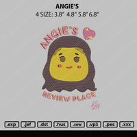 Angie's Embroidery File 4 size