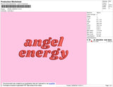 Angel Energy Embroidery File 4 size