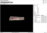 Anime Grunge V4 Embroidery File 4 sizes