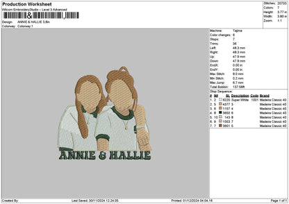 Photoflat 0112 Embroidery File 6 sizes