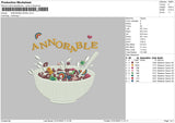 Annorable Bowl Embroidery File 4 size