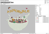 Annorable Bowl Embroidery File 4 size