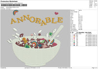 Annorable Bowl Embroidery File 4 size