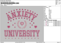 Univtext 0812 Embroidery File 6 sizes