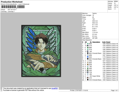 AOT Art Embroidery File 4 size