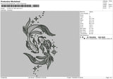 Koi Fish Embroidery File 6 sizes