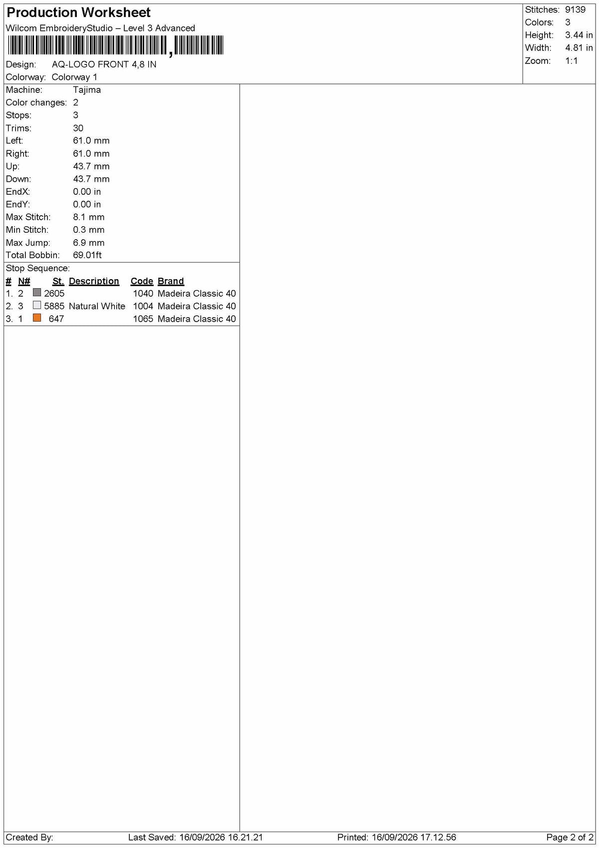 Aq Text Embroidery Machine Design 2 Files