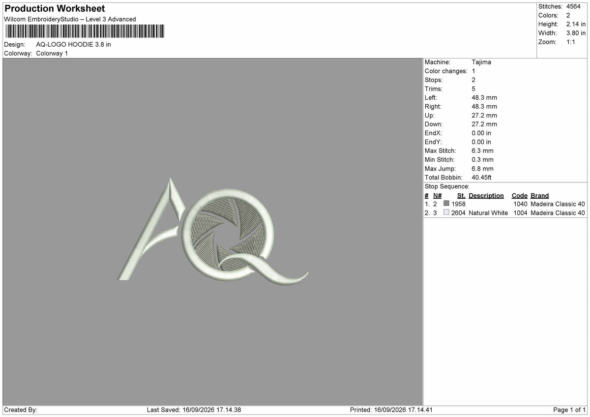 Aq Text Embroidery Machine Design 2 Files