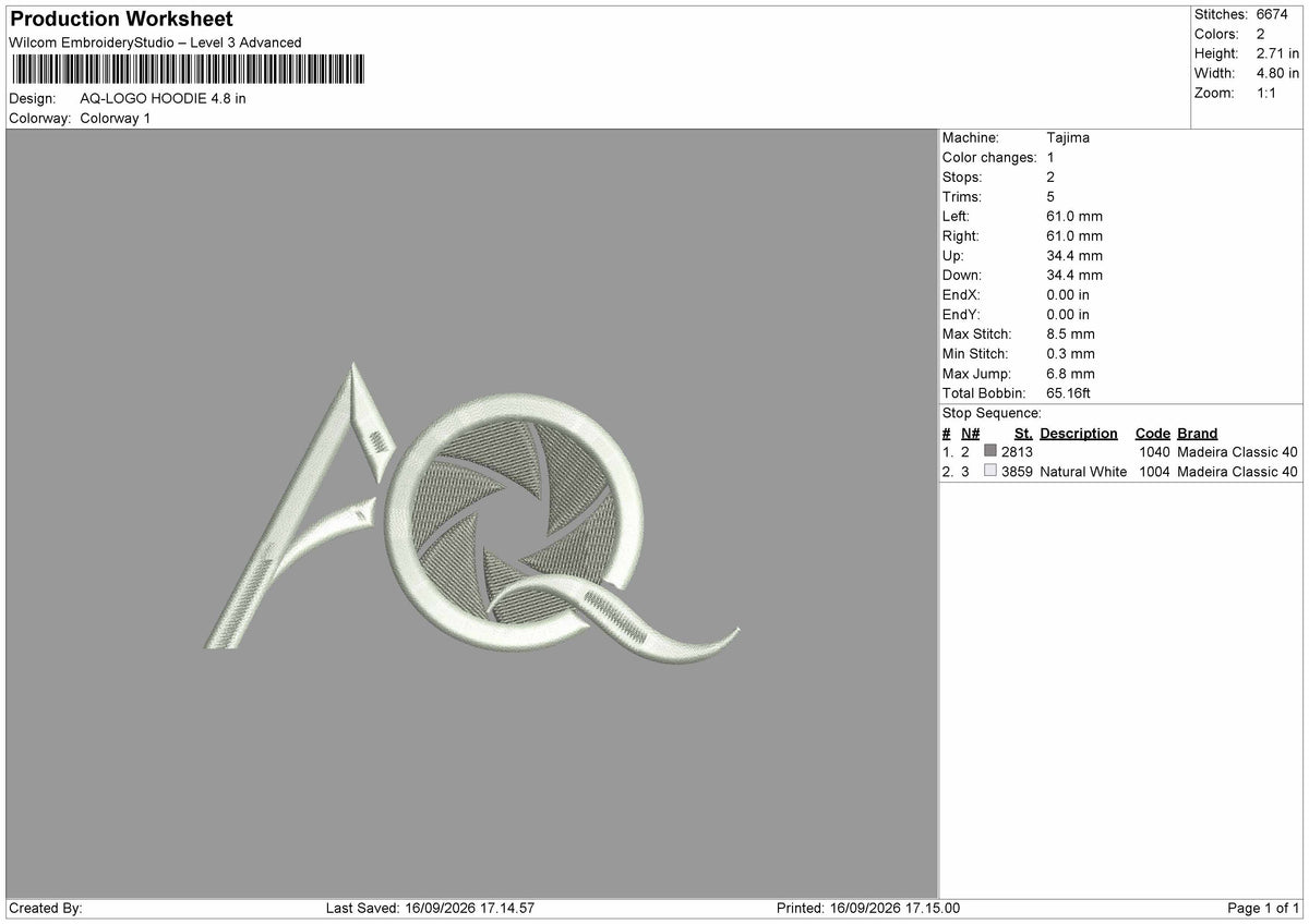 Aq Text Embroidery Machine Design 2 Files