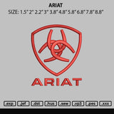 Ariat Embroidery File 6 sizes