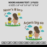 Noors Arjans Text Embroidery 2 Files