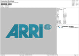 Arri Embroidery File 6 sizes