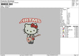 Kitty0203 Embroidery File 6 sizes