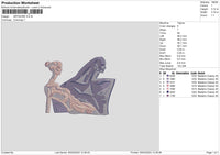 Statue0503 Embroidery File 6 sizes