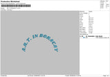 Boracaytext Embroidery File 6 sizes