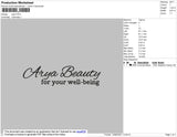 Arya Beauty Embroidery File 4 size