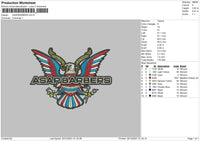 Asapbarbers Embroidery File 4 size