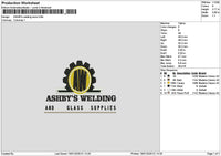 Ashbystext Embroidery File 6 sizes