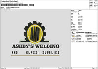 Ashbystext Embroidery File 6 sizes