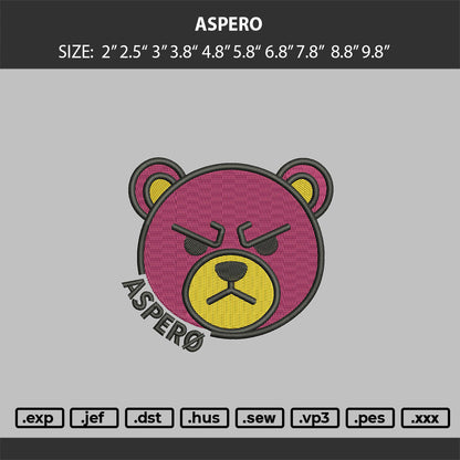 ASPERO Embroidery Machine Design Files