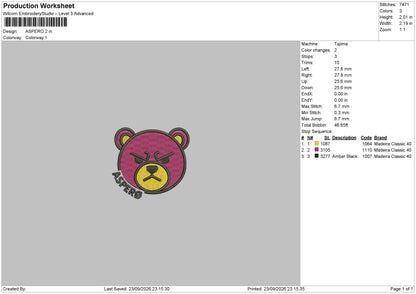 ASPERO Embroidery Machine Design Files