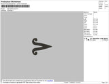 Logo Astronomy Embroidery File 4 size