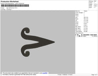 Logo Astronomy Embroidery File 4 size