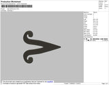 Logo Astronomy Embroidery File 4 size