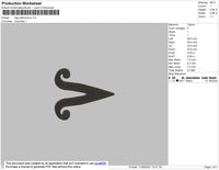 Logo Astronomy Embroidery File 4 size