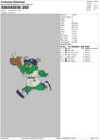 Astros 01 Embroidery File 4 size