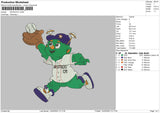 Astros 01 Embroidery File 4 size