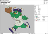 Astros 01 Embroidery File 4 size