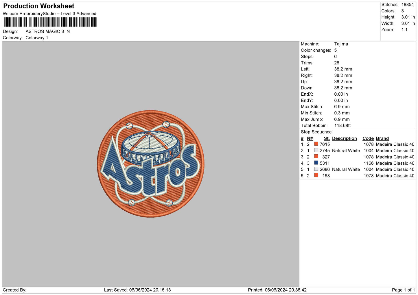 Astroscircle 0506 Embroidery File 6 sizes
