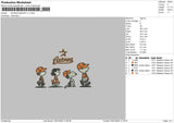 Astrosnoopy V1 Embroidery File 6 sizes