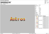 Astroscolors 0506 Embroidery File 6 sizes