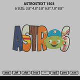 Astrostext 1503 Embroidery File 6 sizes