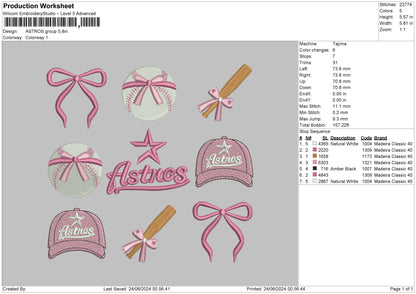 Pink Draws 2306 Embroidery File 6 sizes