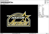 Astrostext 2506 Embroidery File 6 sizes