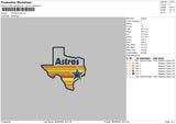 Astros0506 Embroidery File 6 sizes