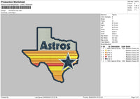 Astros0506 Embroidery File 6 sizes