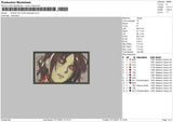 Attack On Titan Embroidery File 4 size