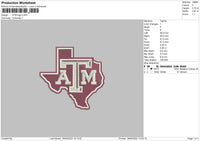 ATM Logo Embroidery File 4 size