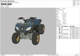 ATV Embroidery File 4 size