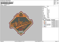 Madnestext Embroidery File 6 sizes