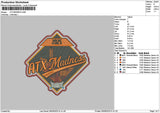 Madnestext Embroidery File 6 sizes