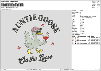 Ducktext 2312b Embroidery File 6 sizes