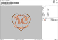 Auviance Creations Embroidery File 4 size