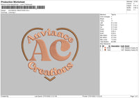 Auviance Creations Embroidery File 4 size