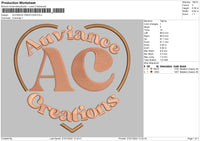 Auviance Creations Embroidery File 4 size